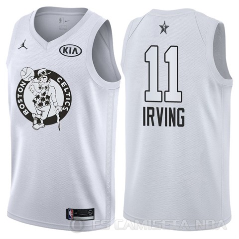 Camiseta Kyrie Irving #11 All Star 2018 Celtics Blanco - Haga un click en la imagen para cerrar